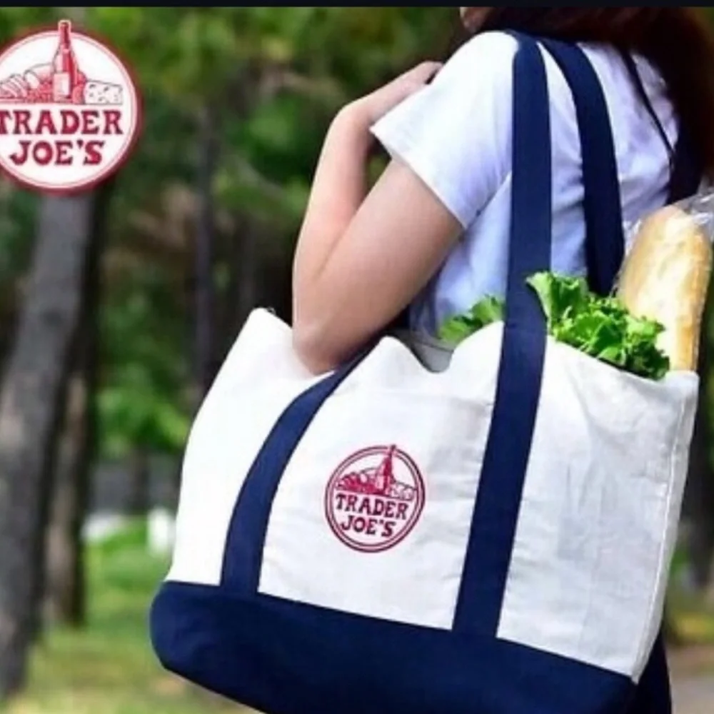 New Trader Joe's Canvas Tote Bag